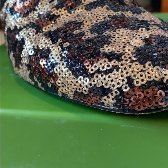 Kate Spade ♠️ black & gold Langley Bow Booties - Picture 7 of 8